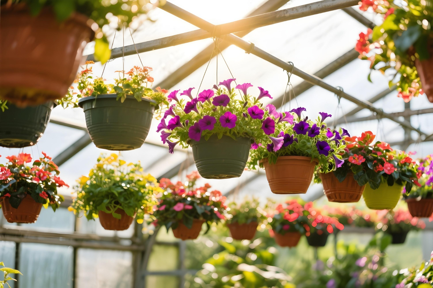 Donice wiszące i kwietniki – jak zaaranżować wiszącą dżunglę? Inspiracje na 2026