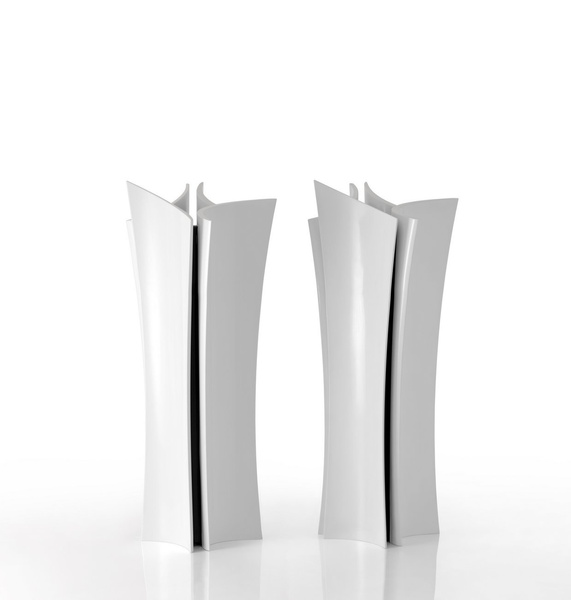 ALMA VONDOM 50x47/140 biała lakierowana duża donica z systemem nawadniającym