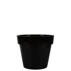 SIMPLE 30/26 donica lakierowana okrągła czarna
