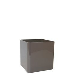 CUBIK 11x11/11 doniczka kwadratowa niska taupe