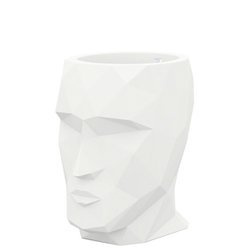 ADAN VONDOM 49x68/70 donica biała lakierowana designerska głowa