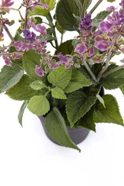 Sztuczna Szałwia lawendowa w doniczce 45 cm