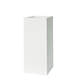KUBE HIGH 30x30/70 donica kwadratowa wysoka biała