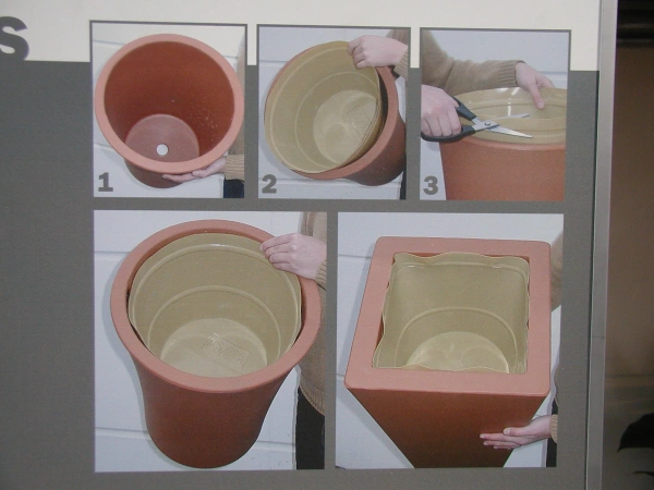 Wkład do doniczki wodoszczelny Baq 10/9 cm