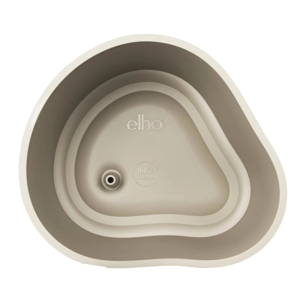 Eden 25 donica soft taupe organiczny kształt