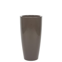 SANTORINI 33/65 donica z wkładem taupe z połyskiem