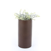 CILINDRO ALTO 14/28 doniczka cylindryczna brązowa