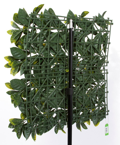 Sztuczna zielona ściana mata Śliwka Plum 50x50 UV wodoodporna