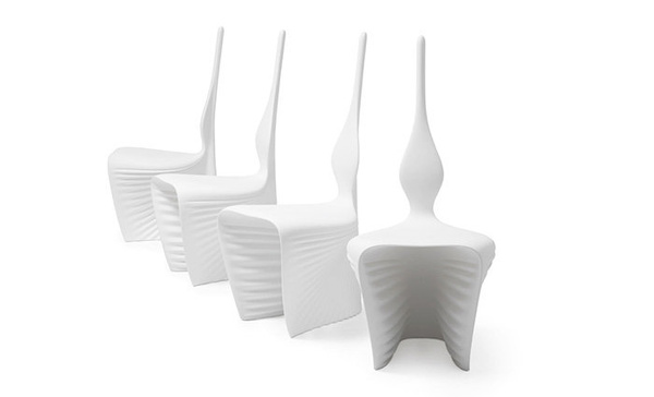 Biophilia Silla stołek by VONDOM czerwony