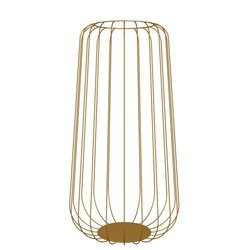 Kwietnik designerski TAJ MAHAL IRON 90 cm złoty