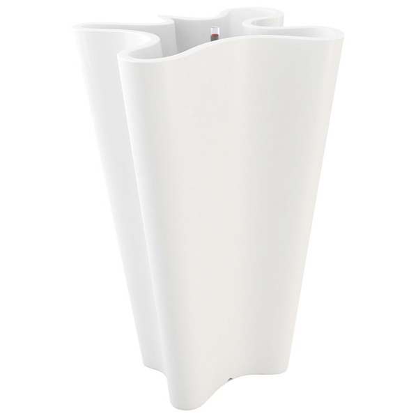 BYE-BYE 60x55/100 designerska donica biała lakierowana z połyskiem