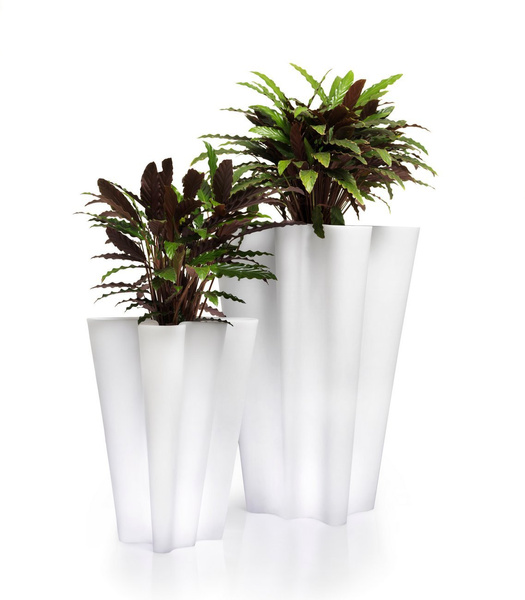 BYE-BYE 60x55/100 designerska duża donica świecąca