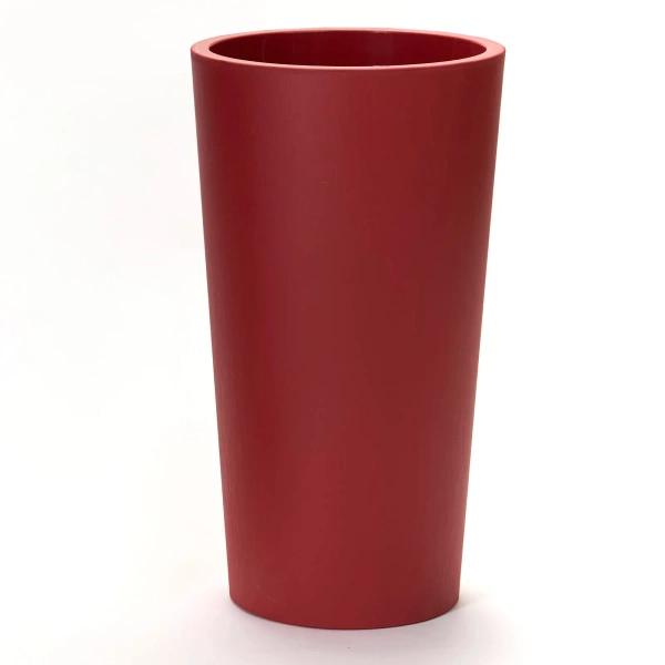 Tuit Raw 33/61 wysoka donica z wkładem brick red