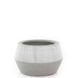 Harley Low S 36/21 niska donica kamienna szara w białe paski