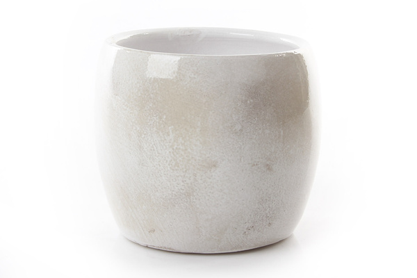 Lester 16/14 szkliwiona osłonka ceramiczna szara połysk