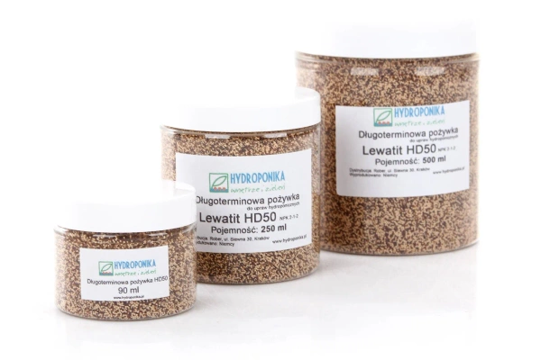 Nawóz długoterminowy stały Lewatit HD50 250 ml Leni