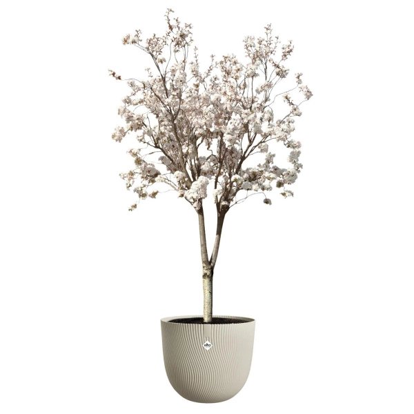 Sereh Round Elho 40 beżowa osłonka do salonu mushroom beige