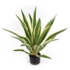 Sztuczna Agawa 70 cm zielono-żółta Weatherproof UV