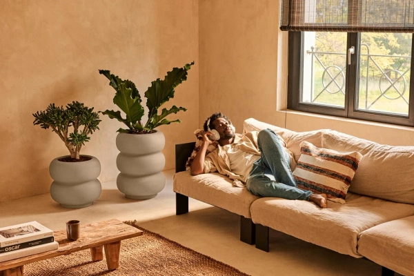 Amber Roll Low 43/40 besignerska donica beżowa balanced beige