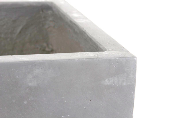 DIVISION PLUS 30x30/34 doniczka betonowa kwadratowa szara naturalny beton