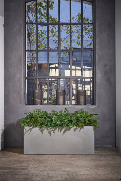 KUBE CASETTA 100x40/40 donica prostokątna niska cementowa