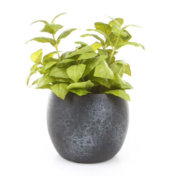 Lester 14/12 kulista osłonka ceramiczna czarny kamień