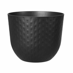 Fuente 29/24 doniczka czarny wytłaczana onyx black