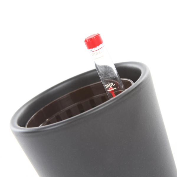 Zestaw do hydroponiki Leni 5/5 Vasa mini osłonka ceramiczna antracytowa