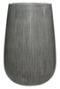 Patt High M 44/66 wysoka kamienna donica ciemnoszara prążkowana
