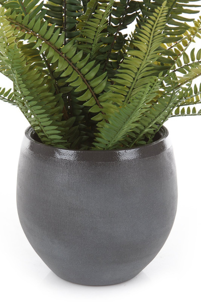 DOURO 16/13 cm ciemnoszara osłonka ceramiczna