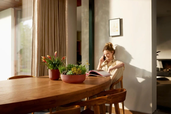 Jazz Bowl 28 toskańska czerwień tuscan red misa z fakturą