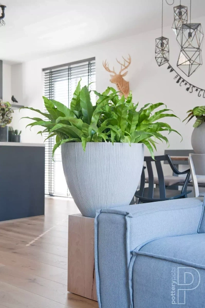 Jesslyn XS 42/35 donica prążkowana jasnoszara