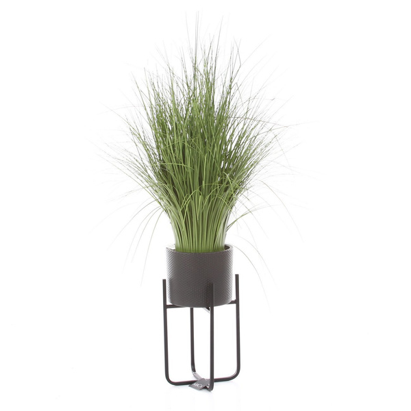 SPARTA 13x13/25 cm czarny stojak na doniczkę i kwiaty