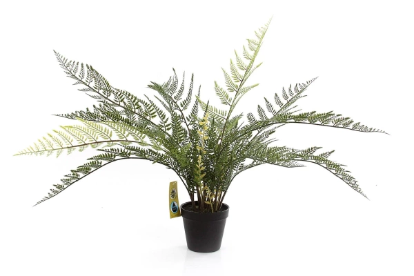 Sztuczna Paproć w doniczce 65 cm 11 liści Weatherproof UV