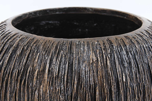 UNIVERSE WATERFALL GLOBE 33/24 donica kula ręcznie zdobiona brązowa