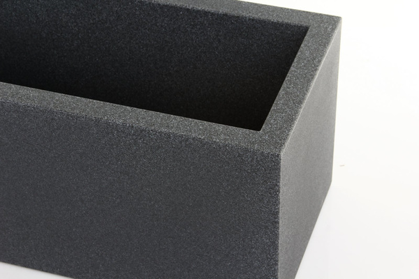 KUBE CASETTA 80x30/30 donica prostokątna niska granit