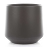 AMBER 28/26 duża ciemnoszara doniczka ceramiczna