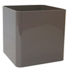 CUBIK 11x11/11 doniczka kwadratowa niska taupe