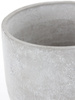 JIMMY 21/33,5 cm cementowa doniczka na nóżkach jasnoszara