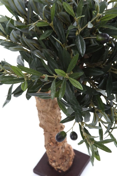 Sztuczna niska Oliwka na grubym pniu 60 cm