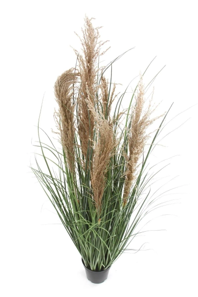 Sztuczna trawa trzcinowa gęsta 110 cm w doniczce