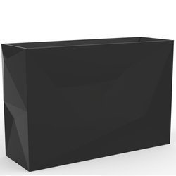 FAZ JARDINIERA VONDOM 120x40/80 nowoczesna wysoka donica prostokątna grafitowa