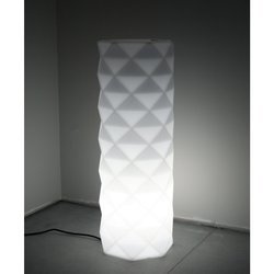 MARQUIS 30/82 designerska donica cylinder świecąca biała LED