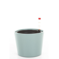 Zestaw do hydroponiki Leni 11/9 Vasa osłonka ceramiczna miętowa