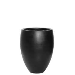 Bond S 35/45 czarna kamienna donica wazon