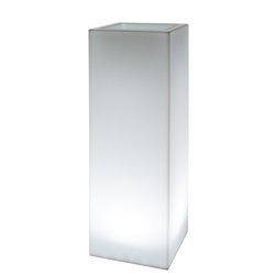 KUBE TOWER 30x30/90 wąska wysoka donica podświetlana do wnętrza