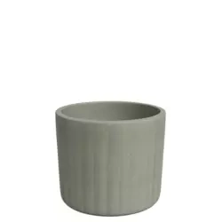 Chloe 21/20 cylindryczna osłonka z ceramiki oliwkowa