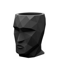 ADAN VONDOM 49x68/70 donica grafitowa designerska głowa