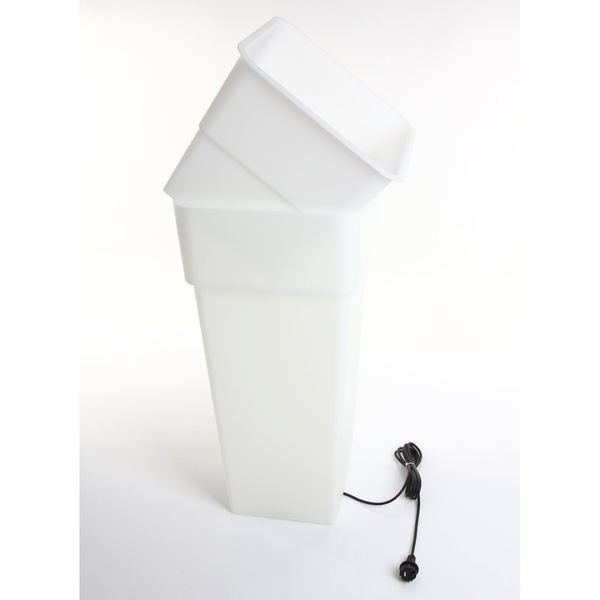 DUO Quadro 38x38/80 donica podświetlana wysoka kwadratowa