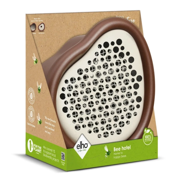 Organic hotel dla owadów brązowy chestnut brown